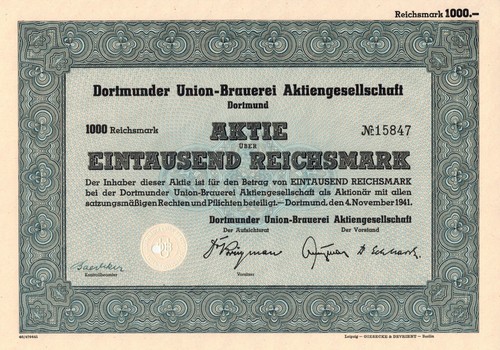 Dortmunder union brauerei - dortmunder, ag