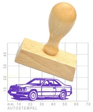 Oldtimer autostempel mercedes - autostempel,