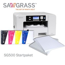 SAWGRASS SG500 Sublimationsdrucker inkl. 20 ml Tinte + 110 Blatt A4