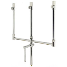 Singlez aus Edelstahl NGT Bank Stick Rutenhalter Bankstick Rod Pod Rutenständer