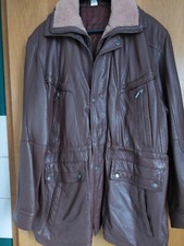 Herren original Lederjacke, Lederparka *Gr. 60 *2 Brusttaschen + Ersatzknöpfen