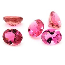 Rosa Turmalin. Oval. IF - VVS1