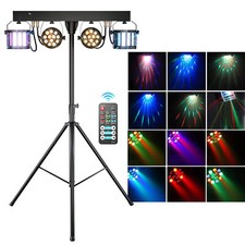Disco licht set - stativ, 2x