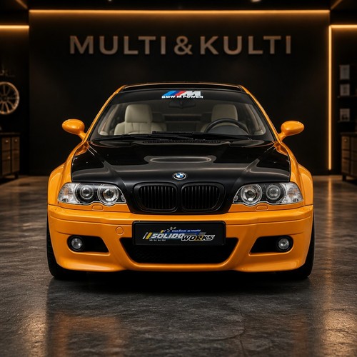 Bmw e46 coupe - e46, orange
