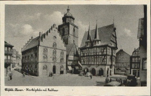 Alsfeld marktplatz rathaus - alsfeld,