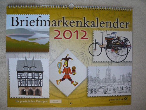 Briefmarkenkalender 2012