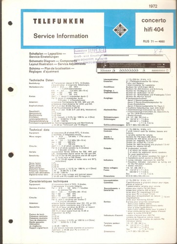 Telefunken kofferradio - telefunken,