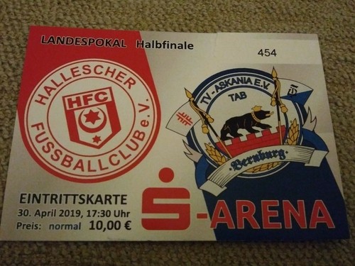 Ticket 19 askania - ticket, 30.04.19