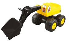 Schaufelbagger mit Riesenschaufel Bulldozer Sitting-Bull Mobby Dig Sitzbagger