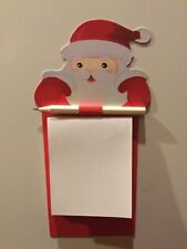 1 Magnet Notizblock für den Kühlschrank  o. Pinnwand 20x8,5cm Weihnachtsmann