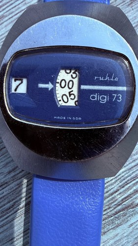 Ruhla digital scheibenuhr - digital, 73