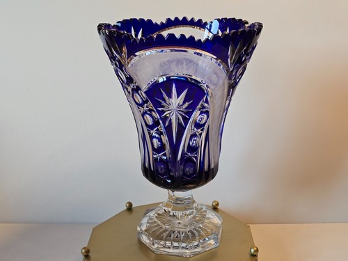 Große bleikristall vase - große,