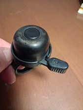 Fahrradklingel klein schwarz gebraucht intakt Marke oxylane