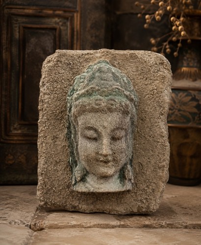 Relief indien buddha - , relief,