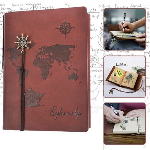 Leder tagebuch notizbuch - tagebuch,