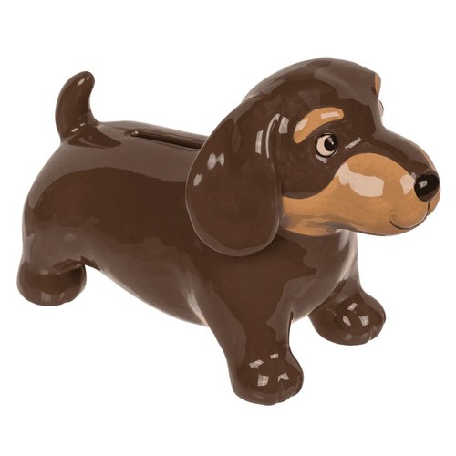 Spardose als dackel hund aus - hund,