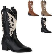 Damen Cowboystiefel Stiefel