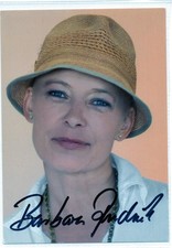 Barbara Rudnik+ - seltenes original Autogramm auf Karte