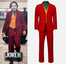 Joker Cosplay Arthur Fleck Joaquin Phoenix Kostüm Anzug Mantel Hose Komplett set
