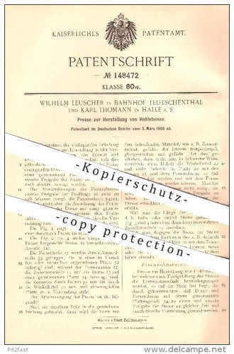 Original patent leuscher - original, w.