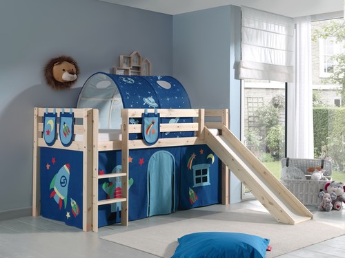 Spielbett inkl rutsche - spielbett,