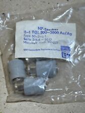 5x DDR RFT HF-Stecker 11-1 TGL 200-3800 Au/Ag Typ 50-2-a1 2/6,6 50 #AS-I05