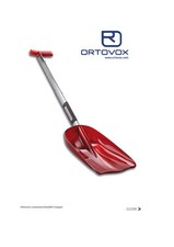 Ortovox Lawinenschaufel Cougar rot gebraucht