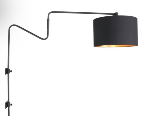 Wandleuchte bogenlampe schwarz - bogenlampe,