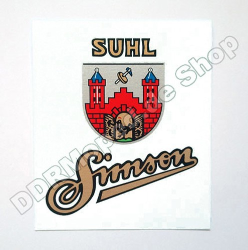 Aufkleber simson suhl - aufkleber, sr2