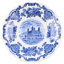 Untertasse für Suppe Enoch Wedgwood Royal Homes of Britain Blue