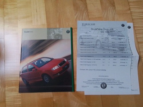 Broschüre prospekt skoda - broschÜre,, prospekt,