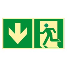 Notausgang  Rettungsweg Folie