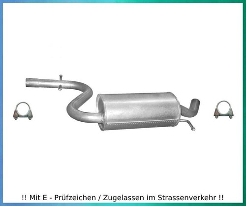 Mittelschalldämpfer golf v - mittelschalldämpfer, vw