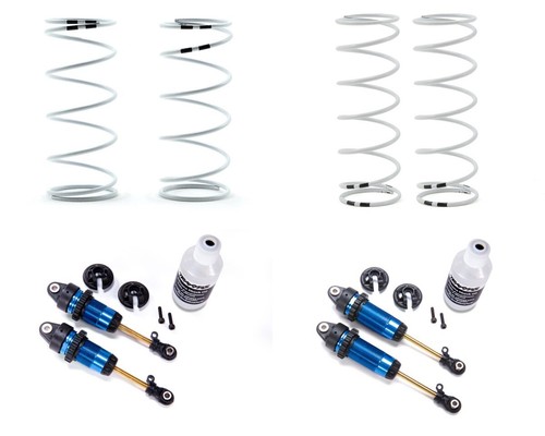 Traxxas dämpfer gtr set blau - dämpfer,
