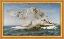 The Birth of Venus Alexandre Cabanel Göttin griech Mythologie B A3 00380 Gerahmt