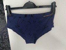 On That Ass Panty Seamless Größe L Dunkel Blau Slip Nahtlos Damen