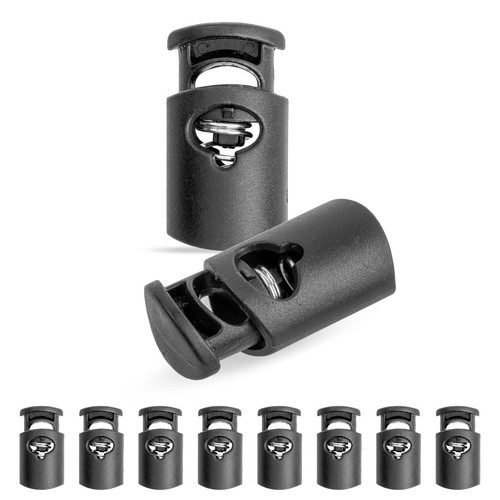 Kordel stopper loch schwarz - kordel,