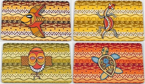 Frühstücksbrettchen afrika - frühstücksbrettchen,