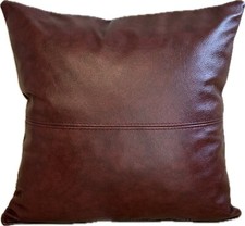 Sofakissen 40x40cm echt - , leder