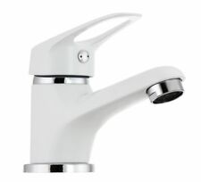 Weiße Waschbeckenarmatur Einhebelmischer Waschtisch Armatur Mischbatterie