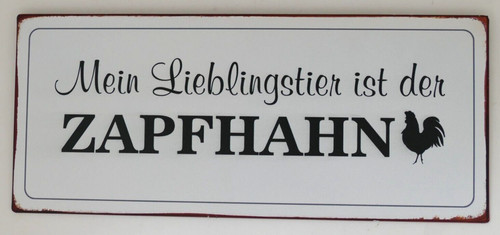 Schild mein lieblingstier - "mein,