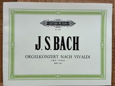 J. S. Bach Orgelkonzert nach