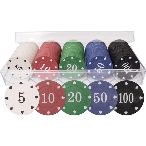 Poker chips set - poker, 100