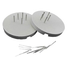 2 stücke Dentallabor Keramik Waben Brenngutträger + 20 Pins Dentalbedarf Neue