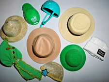 %**Puppen Mützen,Hut,Helm*Für Barbie,Ken,Skipper,Creatable*Verschiedene Größen*%