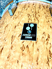 Vintage Sonor Lite Bassdrum 24" Scandinavian birch Maserbirke One of a kind