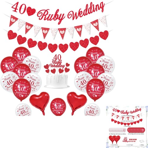 Rubin hochzeit dekoration - rubin,