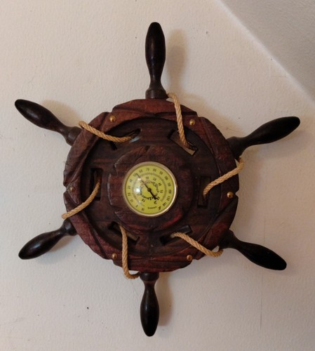 Altes barometer aus holz top - altes,