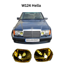W124 reflektor gelb - w124,