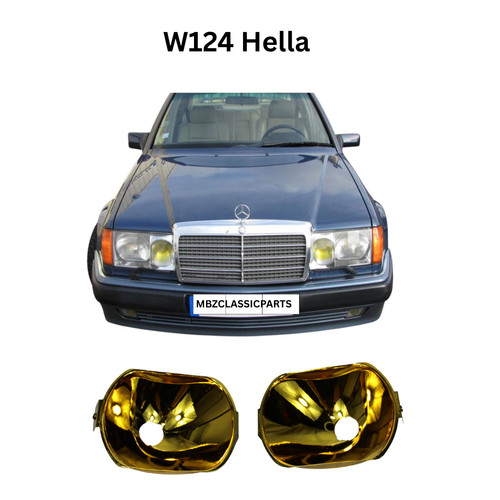 W124 reflektor gelb - reflektor,